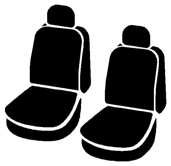 FIA OE39-20 GRAY Oe™ Custom Seat Cover; Tweed; Gray; Bucket Seats; Adjustable Headrests; - Truck Part Superstore