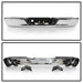 Spyder Auto 9047367 OEM Style Steel Rear Bumper; Chrome; Incl. Brackets Hardware And Step Pads; - Truck Part Superstore