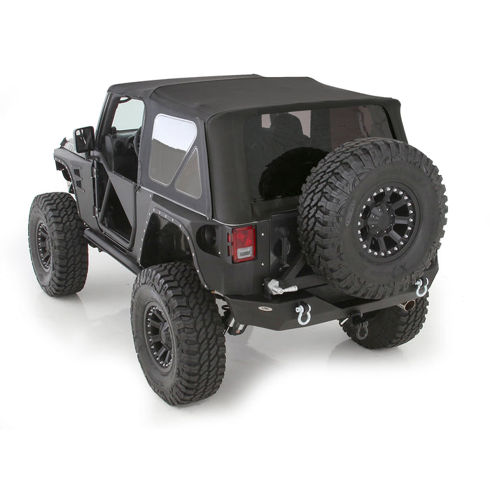 Smittybilt 9075235 Soft Top 10-18 Wrangler JK 2 DR OEM Replacement W/Tinted Windows Black Diamond Smittybilt - Truck Part Superstore