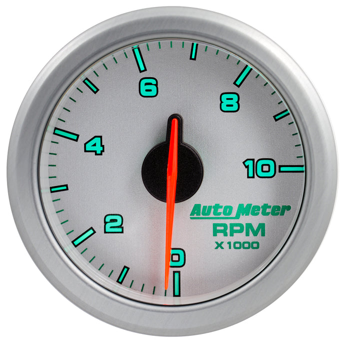 AutoMeter 9197-UL 2-1/16in. TACH; 0-10;000 RPM; AIRDRIVE; SILVER - Truck Part Superstore