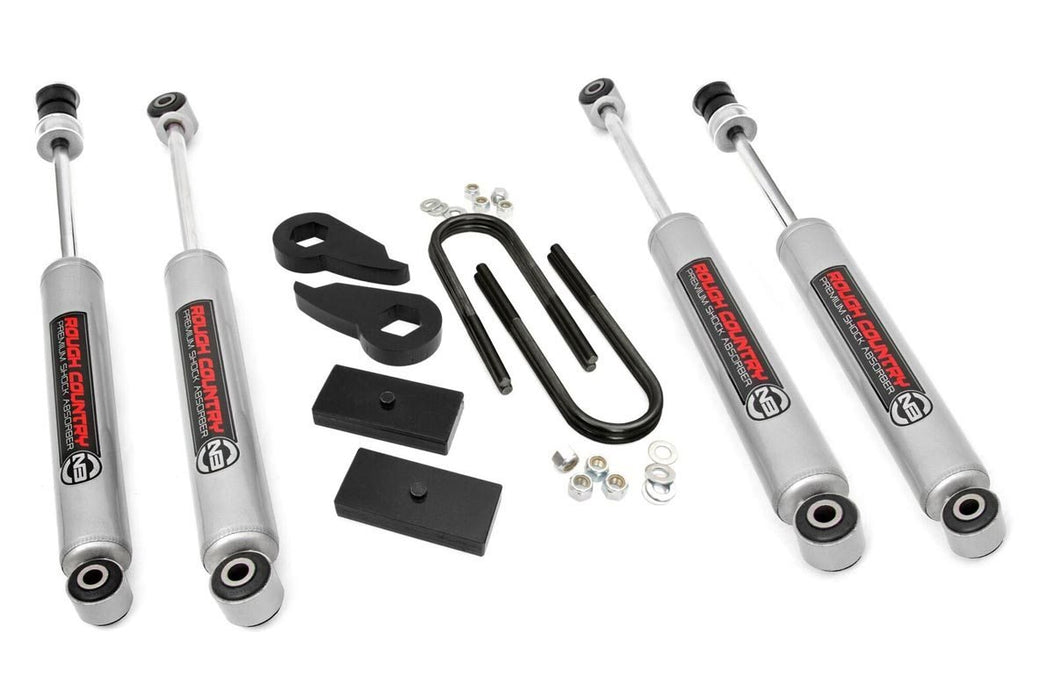 Rough Country 47430 2.5 Inch Leveling Lift Kit With Shocks 97-03 4WD Ford F-150 Rough Country - Truck Part Superstore