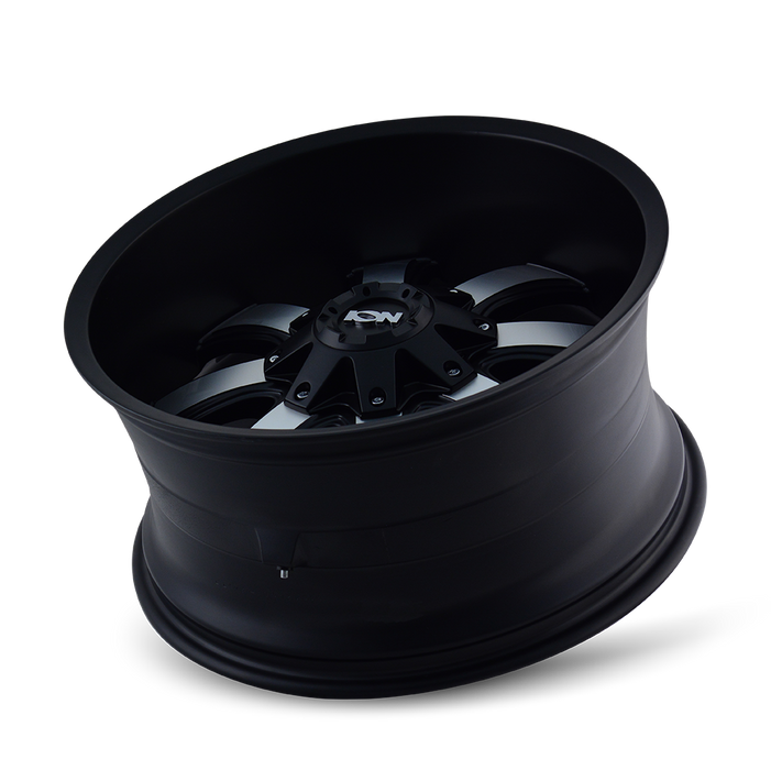 ION 189-2952B18 189 (189) SATIN BLACK/MACHINED FACE 20X9 5x5/5x5.5 18MM 87MM - Truck Part Superstore