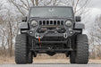 Rough Country 10596 Jeep Full Width Front LED Winch Bumper JK, JL, Gladiator JT Rough Country - Truck Part Superstore