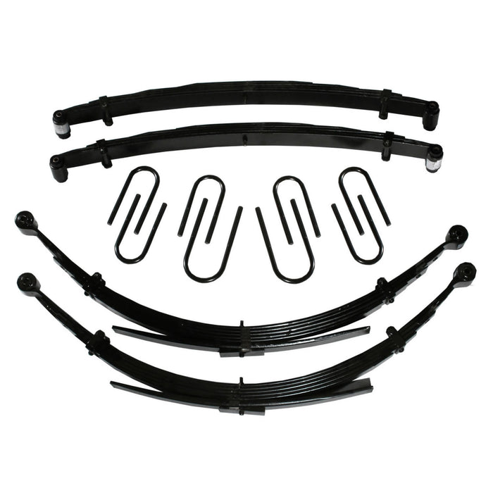 Skyjacker C125AKSS Chevy/GMC Lift Kit 2.5 Inch Lift 73-87 Pickup/Suburban For Use w/52 Inch Rear Springs Includes Front/Rear Leaf Springs Front/Rear U Bolt Kits Bushing Kit 73-86 K10 K15/K1500 Suburban Skyjacker - Truck Part Superstore