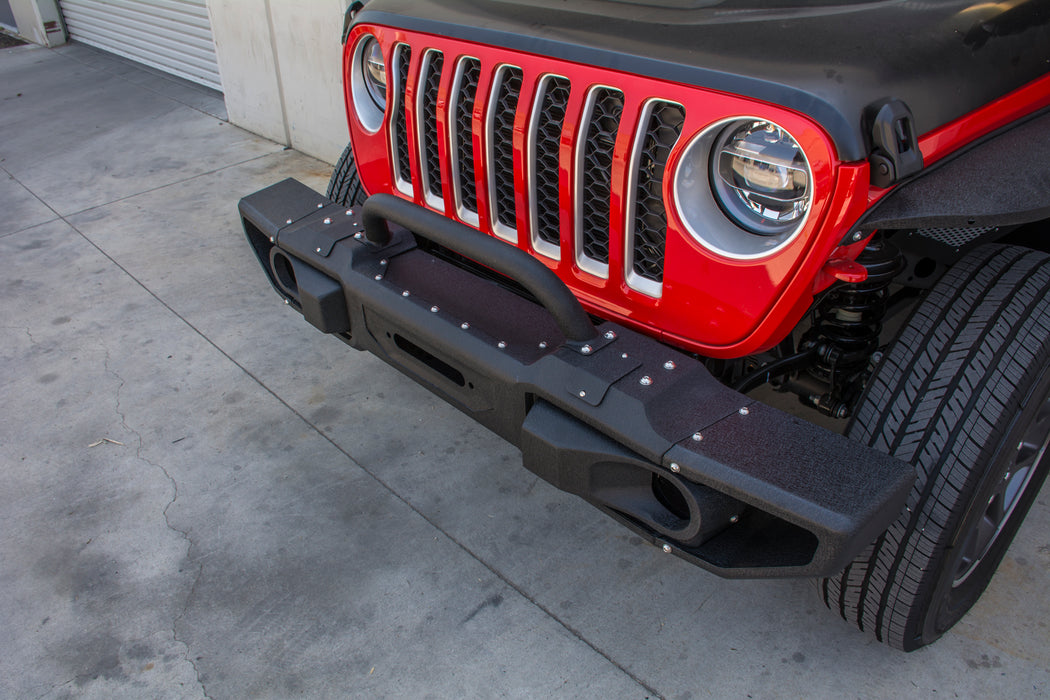 DV8 Offroad FBJL-10 Jeep JL Modular Front Bumper with Bull Bar 18-Present Wrangler JL DV8 Offroad - Truck Part Superstore