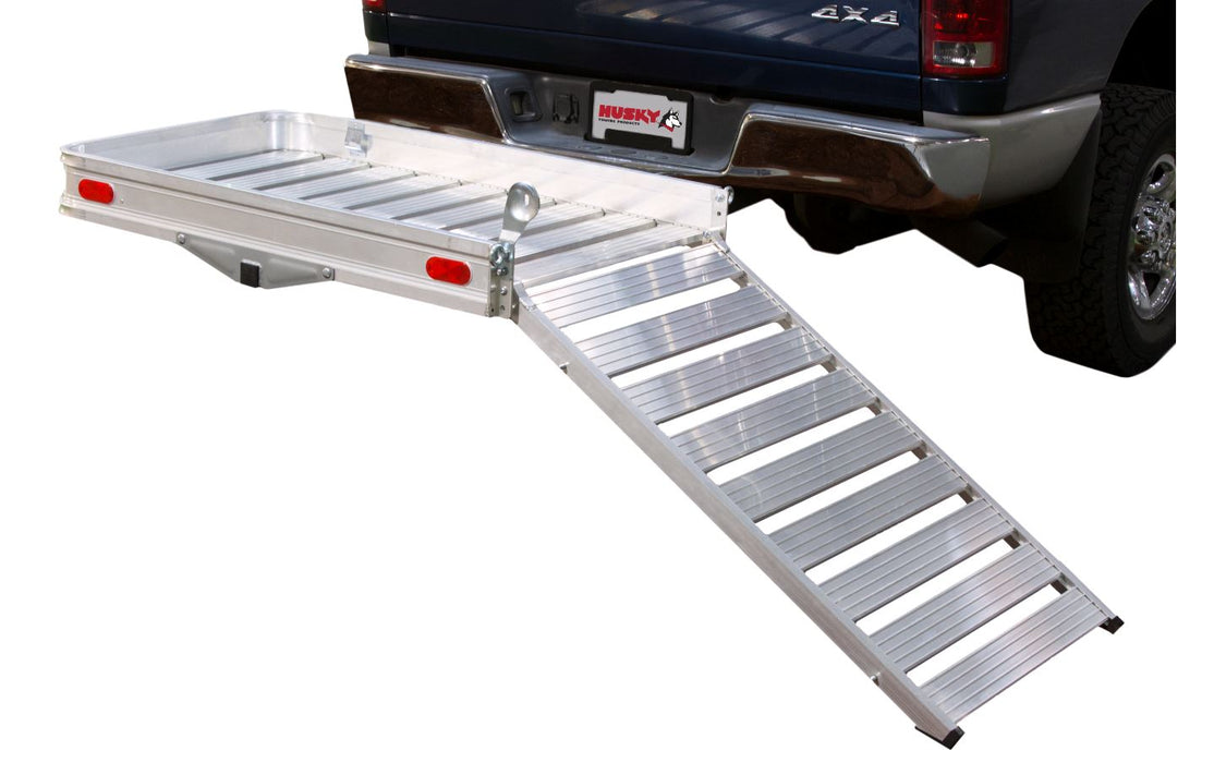 Husky Towing 88133 Wheelchairs & Most Mobility Scooter Ramp Fits 2" Recvr  500 LB Cap - Truck Part Superstore