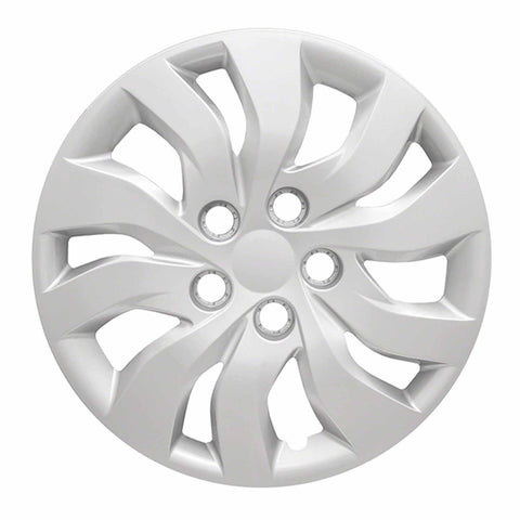 Coast To Coast IWC51516S 16 Inch 10 Spoke Silver Color Plastic Set Of 4 Lug Covers - Truck Part Superstore