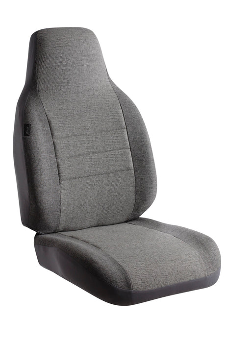FIA OE3024 GRAY Oe™ Custom Seat Cover; Tweed; Gray; Bucket Seats; High Back; - Truck Part Superstore