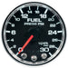 AutoMeter P31631 GAUGE; FUEL PRESS; 2 1/16in.; 30PSI; STEPPER MOTOR W/PEAK/WARN; BLK/CHRM; SPEK - Truck Part Superstore