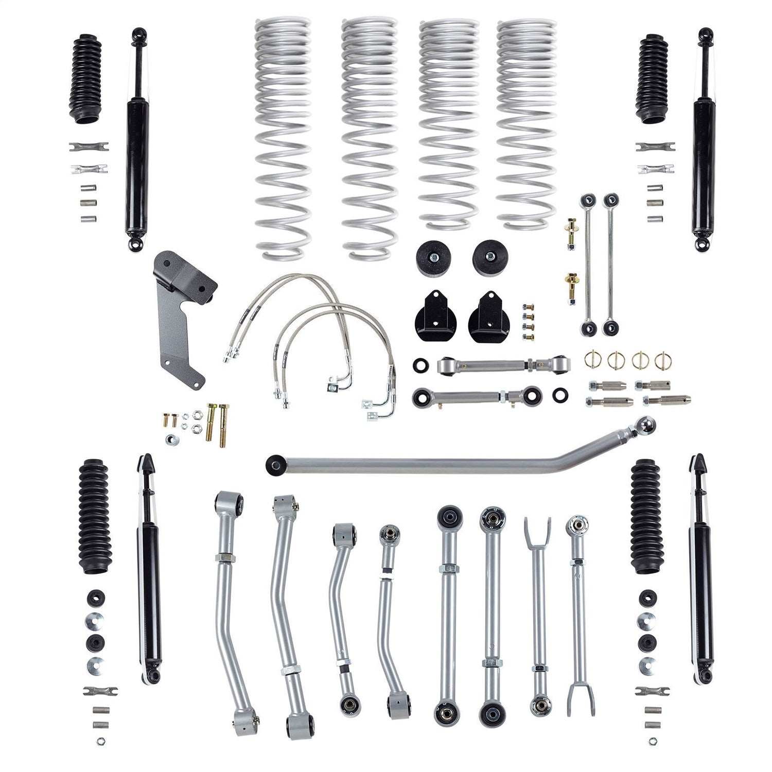 Rubicon Express RE7147PT 3.5 Inch SuperFlex Lift Kit with Twin Tube