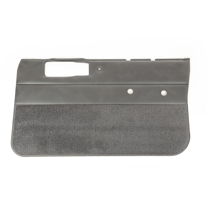 Omix S-5FN38SSA Door Panel; Front Left; Not For Use w/In Door Speakers; Charcoal; - Truck Part Superstore