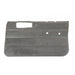 Omix S-5FN38SSA Door Panel; Front Left; Not For Use w/In Door Speakers; Charcoal; - Truck Part Superstore