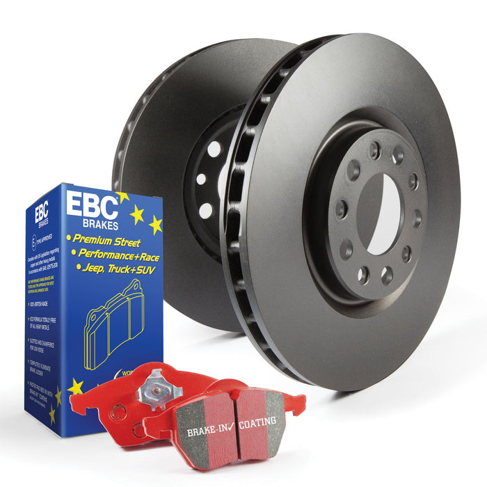 EBC Brakes S12KF2159 S12 Kits Redstuff and RK Rotors - Truck Part Superstore