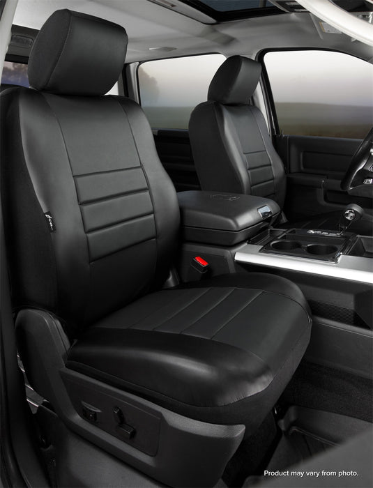 FIA SL69-75 BLK/BLK LeatherLite™ Custom Seat Cover - Truck Part Superstore