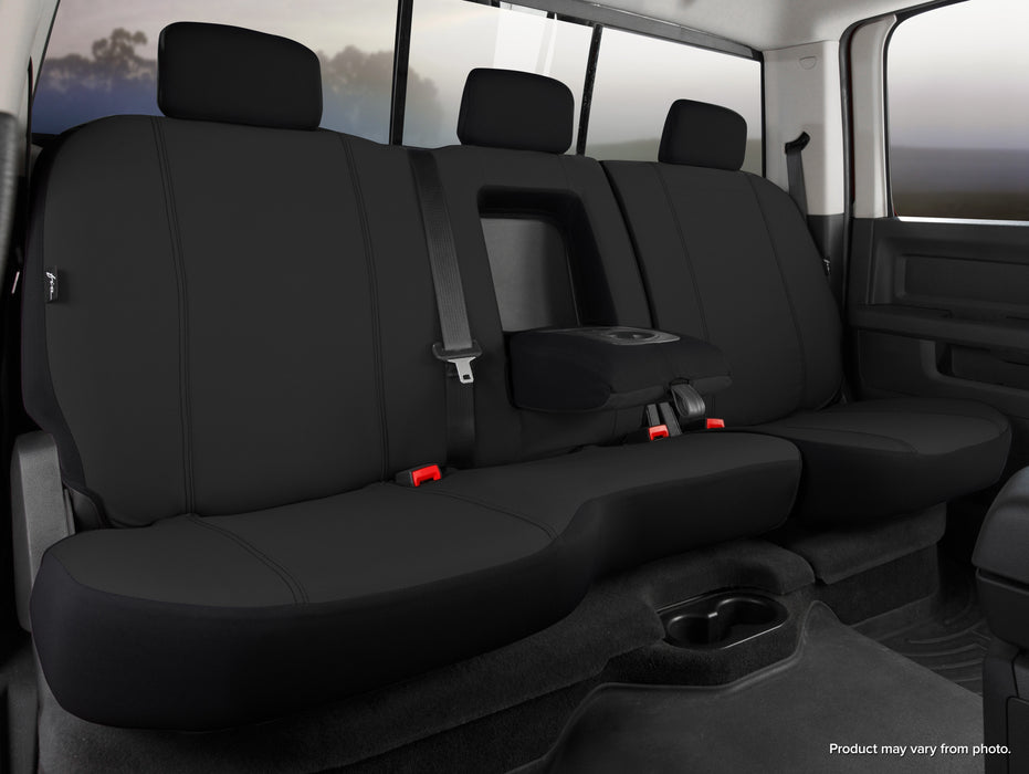 FIA SP82-54 BLACK Seat Protector™ Custom Seat Cover; Black; Split Seat 40/60; - Truck Part Superstore