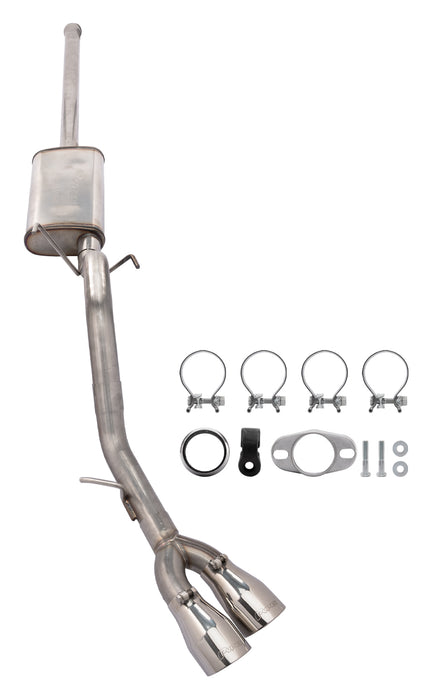 Pypes Performance Exhaust STT20S 2005-15 Tacoma Cat-Back Exhaust With Street Pro Muffler STT20S - Truck Part Superstore