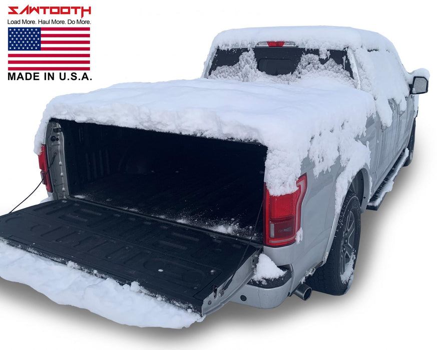 Sawtooth TF1135-01 Sawtooth STRETCH Expandable Tonneau Cover for 2015 - 2020 Ford F-150 / Raptor, 5'-7" Bed - Truck Part Superstore