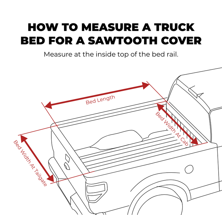 Sawtooth TF2046-05 Sawtooth STRETCH Expandable Tonneau Cover for 2017 - Present Ford F-250 & F-350 Super Duty, 6'-9" Bed - Truck Part Superstore