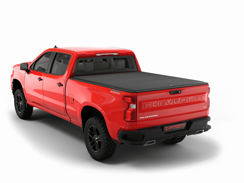Sawtooth TGS035-06 Sawtooth STRETCH Expandable Tonneau Cover for 2015 - 2018, GMC/ Chevy, Sierra / Silverado 1500, 5'-8" Bed - Truck Part Superstore