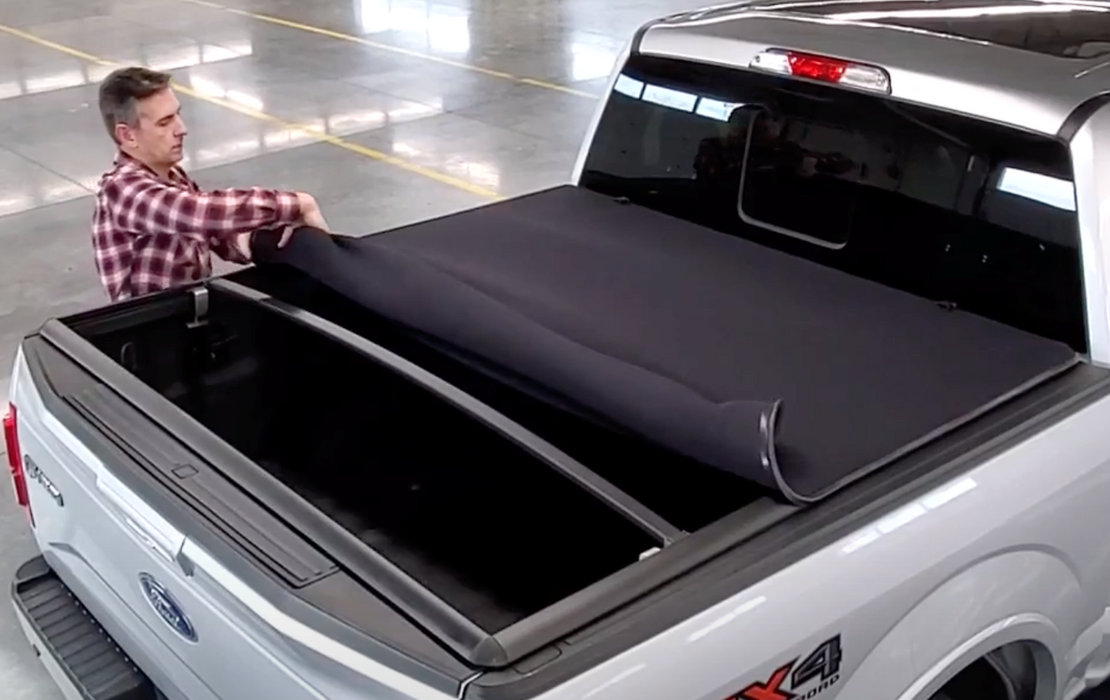 Sawtooth TGS036-07 Sawtooth STRETCH Expandable Tonneau Cover for 2015 - 2018, GMC/ Chevy, Sierra / Silverado 1500, 2500, 3500, 6'-6" Bed - Truck Part Superstore