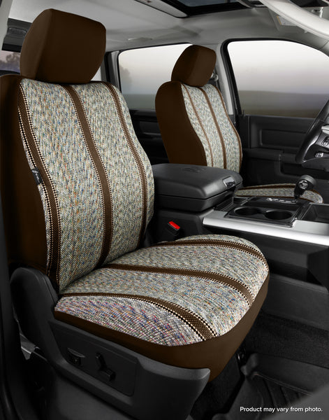 FIA TR49-76 BROWN Wrangler™ Custom Seat Cover; Bucket Seats; Brown; - Truck Part Superstore