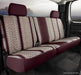 FIA TR48-3 WINE Wrangler™ Custom Seat Cover; Saddle Blanket; Wine; Split Seat 60/40; - Truck Part Superstore