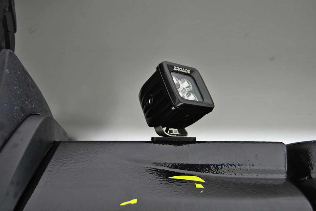 ZROADZ Z390001 Universal Panel Clamp LED Bracket; Mounts [1] 3 in. LED Pod Lights; - Truck Part Superstore