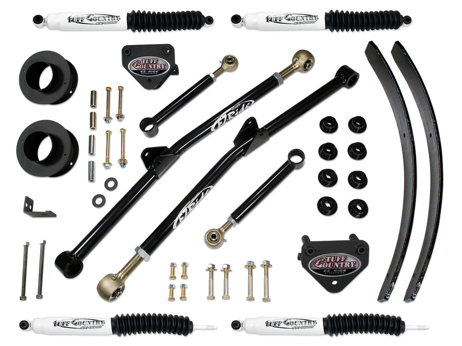 Tuff Country 33925KN 3 Inch Long Arm Lift Kit 94-99 Dodge Ram 2500/3500 w/ SX8000 Shocks Fits Vehicles Built March 31 1999 and Earlier Tuff Country - Truck Part Superstore