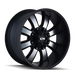 ION 189-2997B 189 (189) SATIN BLACK/MACHINED FACE 20X9 5x5.5/5x150 0MM 110MM - Truck Part Superstore