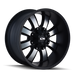 ION 189-2997B18 189 (189) SATIN BLACK/MACHINED FACE 20X9 5-139.7/5-150 18MM 110MM - Truck Part Superstore