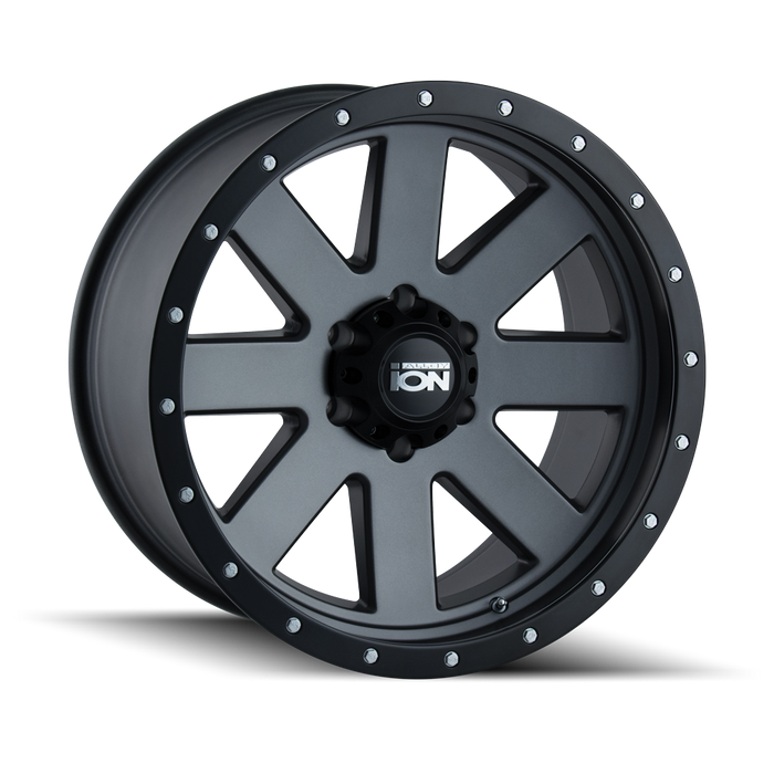 ION 134-8985MG 134 (134) MATTE GUNMETAL/BLACK BEADLOCK 18X9 5-139.7 0MM 108MM - Truck Part Superstore