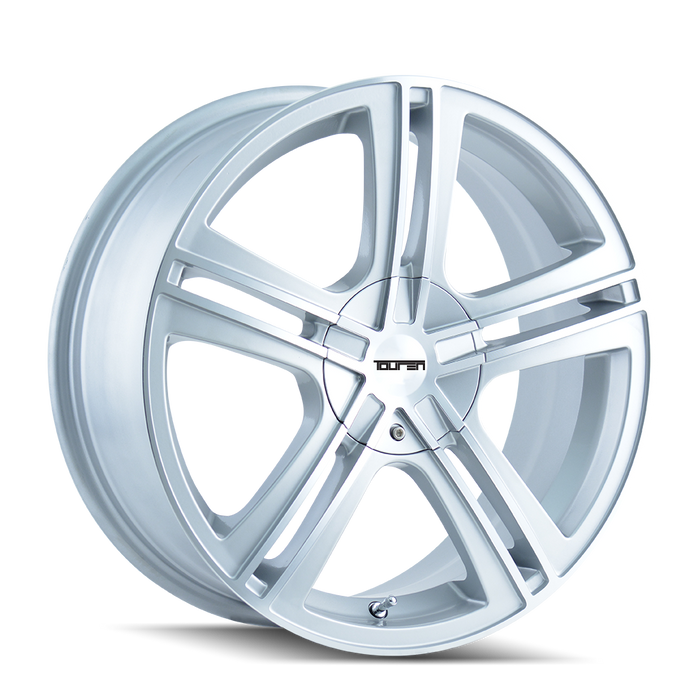 TOUREN 3262-7709S TR62 (3262) HYPERSILVER/MACHINED FACE/MACHINED LIP 17X7 5-112/5-120 40MM 72.62MM - Truck Part Superstore