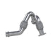 MBRP FAL2313 Turbo Exhaust Up-Pipe Dual For 03-07 Ford 6.0L Powerstroke Aluminized Steel Carb EO Num. D-763-3 For 03-07 Ford 6.0L Powerstroke MBRP - Truck Part Superstore