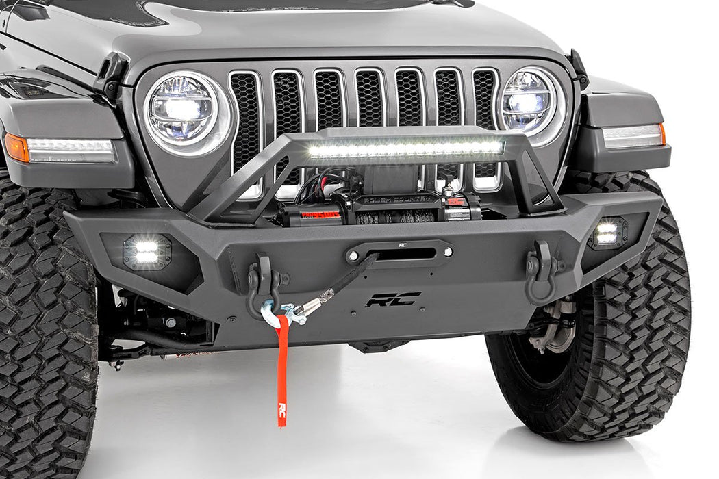 Rough Country 10585 Jeep Full Width Front Trail Bumper JK/JL/JT Gladiator Rough Country - Truck Part Superstore