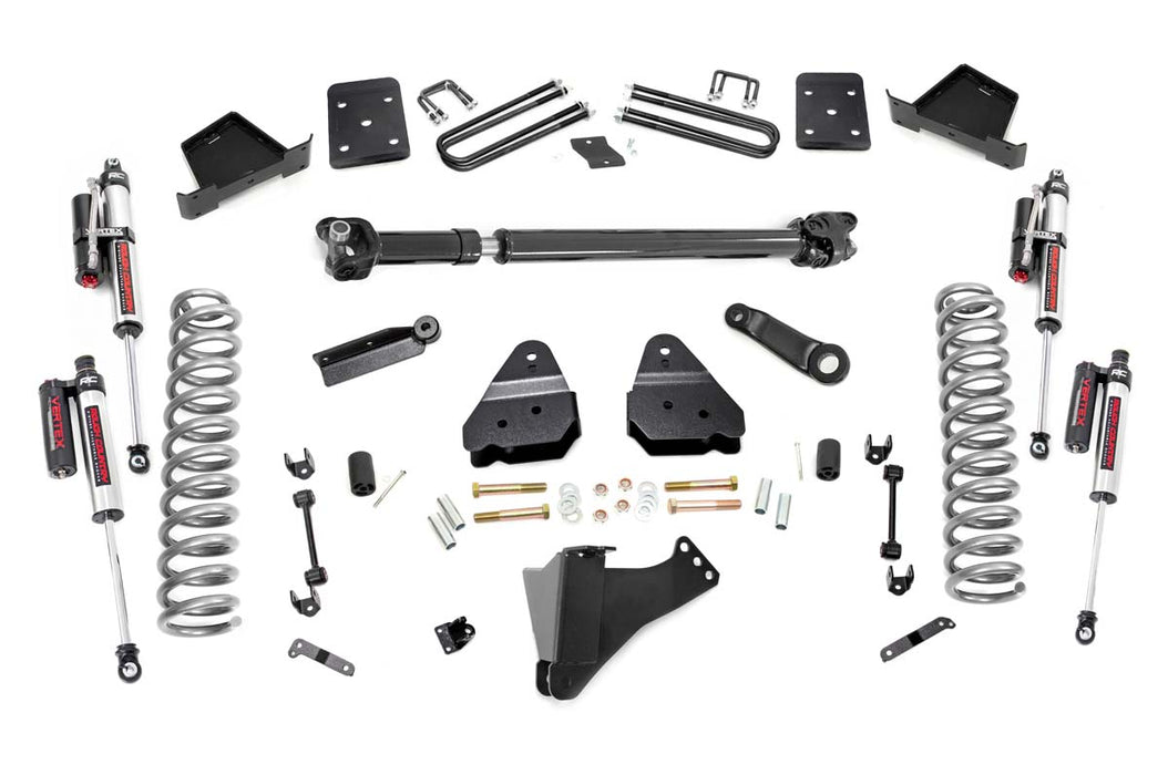 Rough Country 51751 6 Inch Suspension Lift Kit w/Front Drive Shaft Vertex 17-19 F-250/350 4WD Diesel 4 Inch Axle w/Overloads Rough Country - Truck Part Superstore