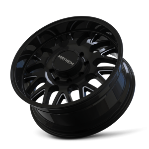 MAYHEM 8110-2181BM TRIPWIRE (8110) GLOSS BLACK/MILLED SPOKES 20X10 8-165.1 -19mm 130.8mm - Truck Part Superstore