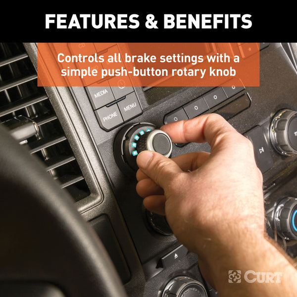 CURT 51170 Spectrum Integrated Proportional Trailer Brake Controller - Truck Part Superstore