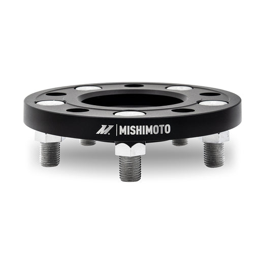 Mishimoto MMWS-002-200BK Wheel Spacers, 5X114.3, 64.1mm Center Bore, M12 X 1.5, 0.80-in Thick, Black - Truck Part Superstore