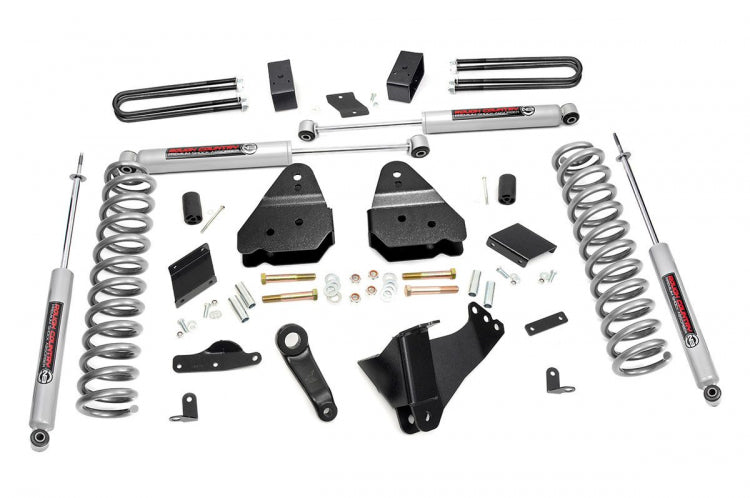 Rough Country 530.2 4.5 Inch Suspension Lift Kit 11-14 F-250 4WD Diesel No Factory Overload Rough Country - Truck Part Superstore