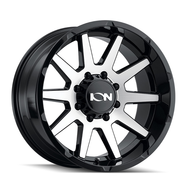 ION 143-2983BM 143 (143) GLOSS BLACK/MACHINED FACE 20X9 6-139.7 0mm 106mm - Truck Part Superstore