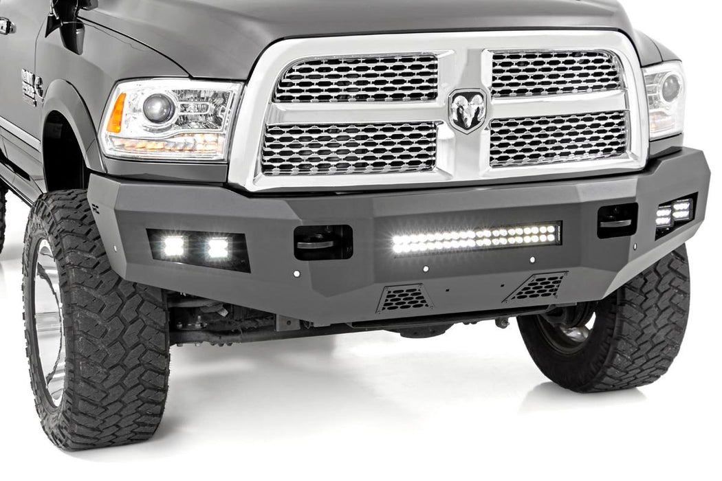 Rough Country 10785 RAM Heavy-Duty Front LED Bumper 10-18 2500