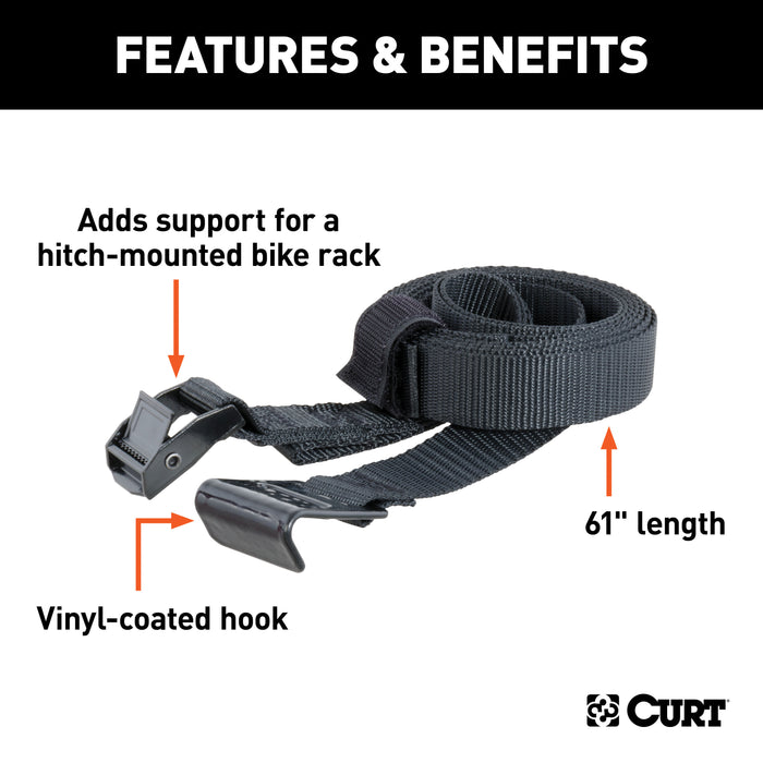 CURT 18050 CURT 18050 61-Inch Bike Rack Support Strap - Truck Part Superstore