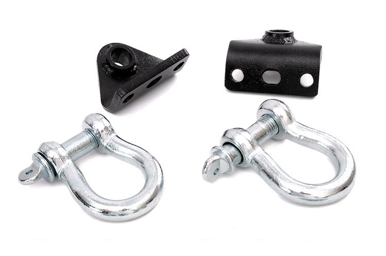 Rough Country 1169 Jeep D-Ring Kit 97-06 Wrangler TJ 87-95 Wrangler YJ Rough Country - Truck Part Superstore