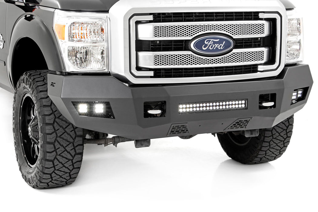 Rough Country 10783 Ford Heavy-Duty Front LED Bumper 11-16 F-250/F-350 Rough Country - Truck Part Superstore