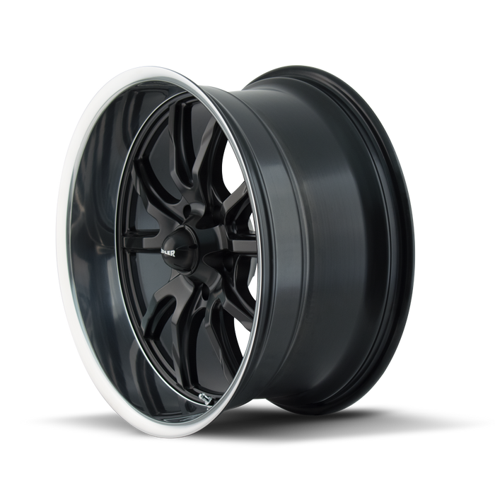 RIDLER 650-2112MB38 650 (650) MATTE BLACK/POLISHED LIP 20X10 5-120 38MM 72.62MM - Truck Part Superstore