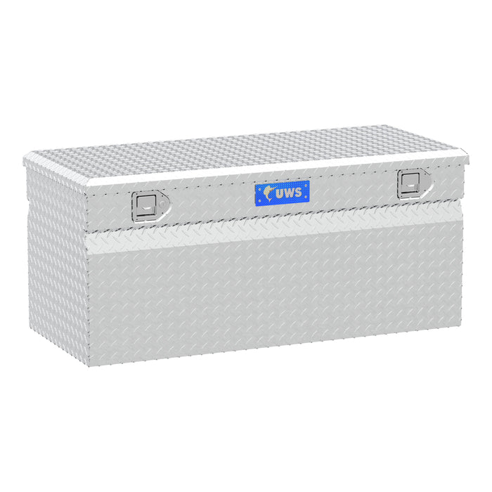 UWS TBC-48-DD Bright Aluminum 48in. Cargo Carrier Utility Chest Box (LTL Shipping Only) - Truck Part Superstore