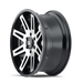 ION 142-7983B 142 (142) BLACK/MACHINED FACE 17X9 6-139.7 -12mm 106mm - Truck Part Superstore
