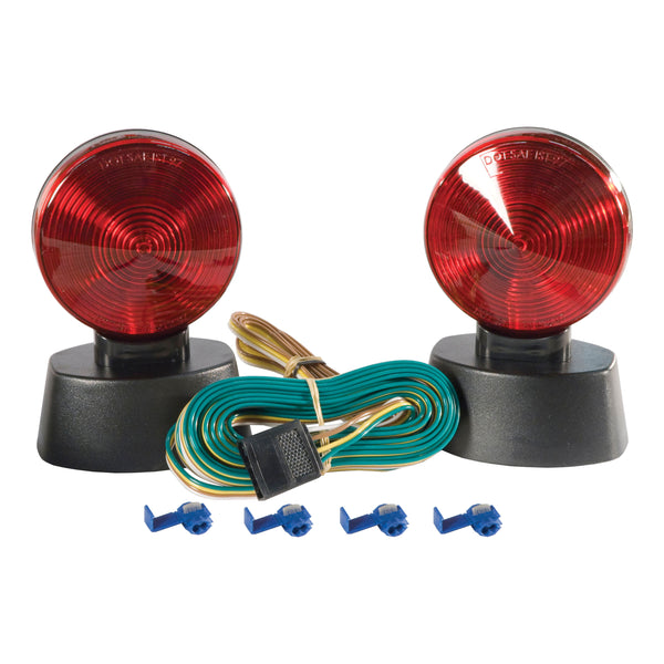 CURT 53204 Magnetic Tow Lights with Storage Case - Truck Part Superstore