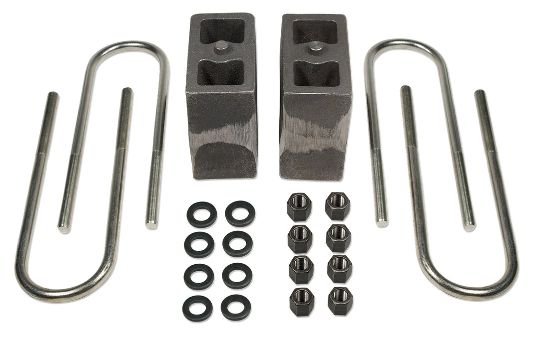 Tuff Country 97059 5.5 Inch Rear Block & U-Bolt Kit 80-97 and 99-16 Ford F250 4WD/1986-97 Ford F350 4WD/00-05 Ford Excursion w/o Factory Overloads Tapered Tuff Country - Truck Part Superstore