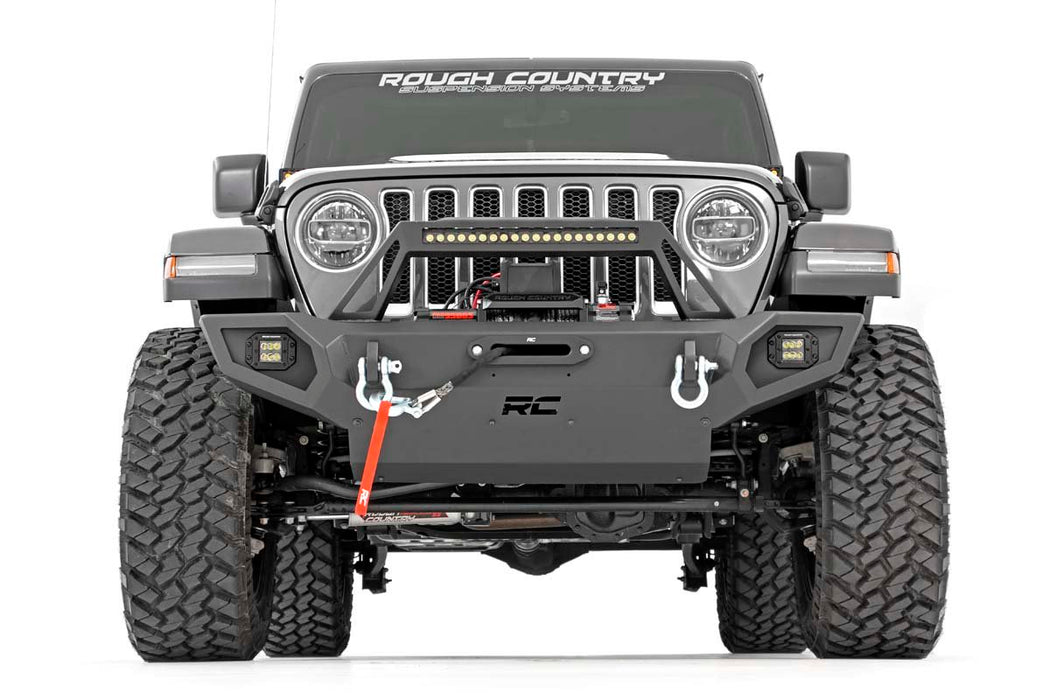 Rough Country 10585 Jeep Full Width Front Trail Bumper JK/JL/JT Gladiator Rough Country - Truck Part Superstore